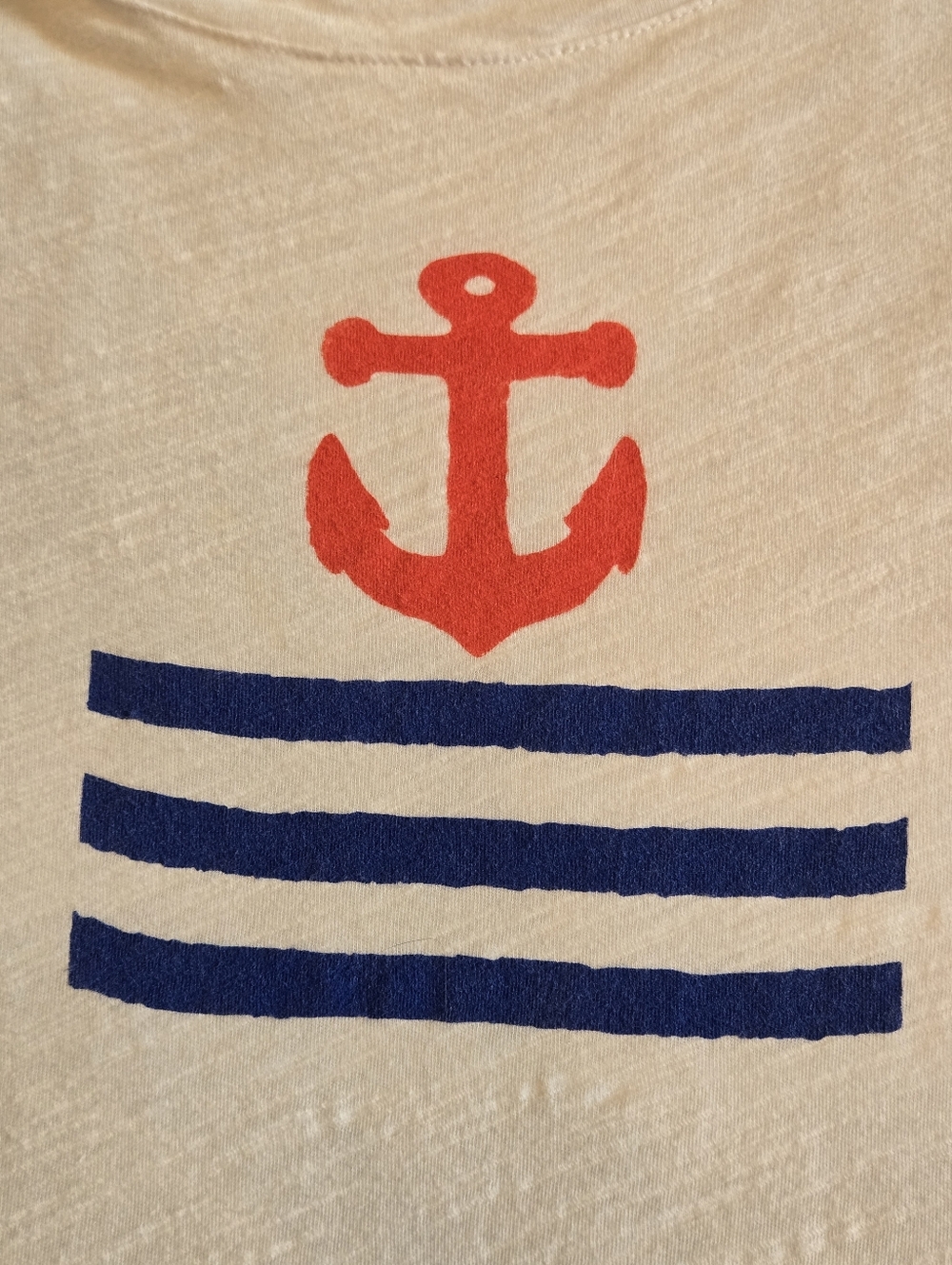 fresh produce White Top with Nautical Logo - Picture 5 of 5